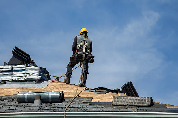 Professional Metal Roofing technician working in White Stone, VA